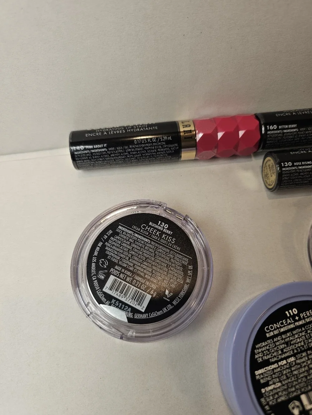 Milani Makeup Bundle NEW Color Fetish Lipsticks + Blush + Primer 6pc Set